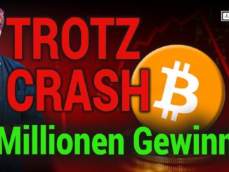 BITCOIN CRASH!! 4 MILLIONEN GEWINN IN 2 STUNDEN?!?!