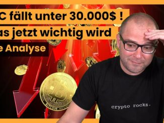 Bitcoin fällt unter 30.000 US-Dollar! Was jetzt wichtig wird