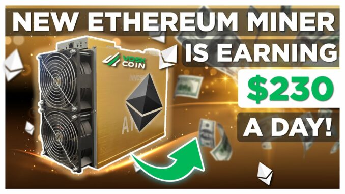This New Ethereum ASIC Miner EARNS $230 DAILY?!