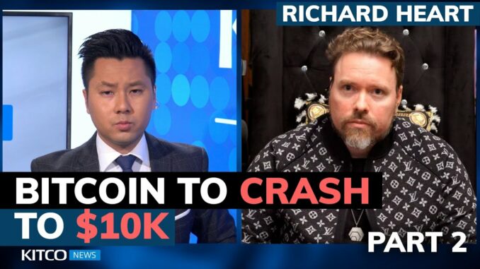 Bitcoin will crash 85% from its highs, this time is no different from past – Richard Heart (Pt. 2/2)