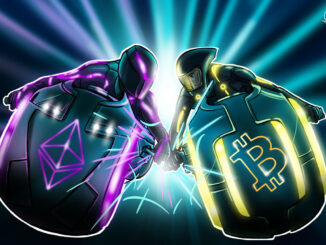 Ethereum eyes 3-week winning streak vs. Bitcoin as BTC price drifts below $39K