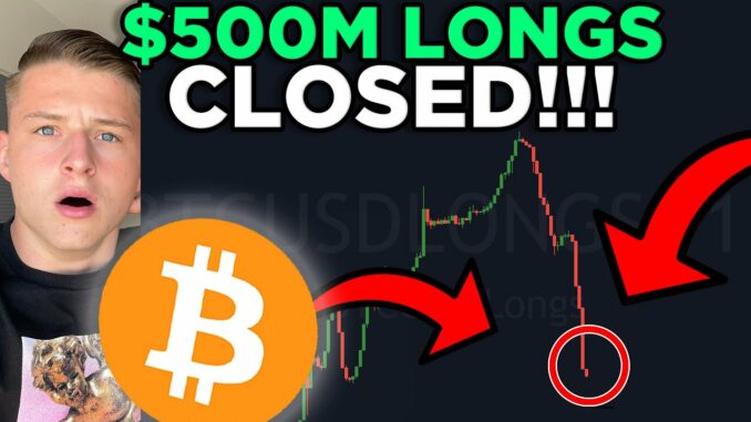 MORE THAN $500 MILLION BITCOIN LONGS ARE CLOSED!! [extreme valuable information!]