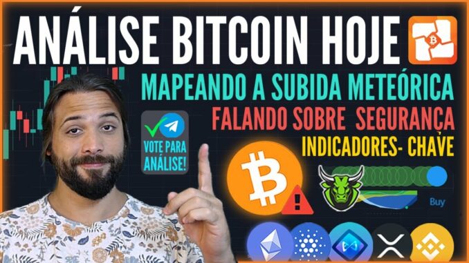 📛ANÁLISE BITCOIN HOJE: CUIDADO COM A FOMO! MAPEANDO A SUBIDA METEÓRICA, CORREÇÃO EM BREVE? BTC HJ