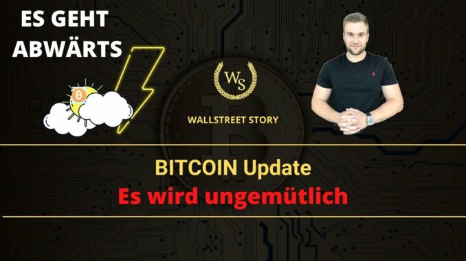 Bitcoin Update: Es kann ungemütlich werden! Die Zeichen stehen auf short