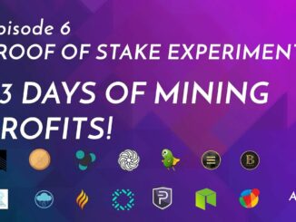 Proof Of Stake Cryptocurrency Mining experiment 23 days Profits - Episode 6 lets mine coins!
