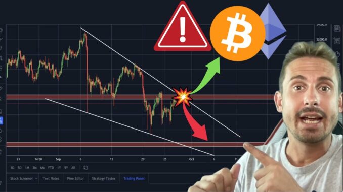 🚨ALERT!! BITCOIN BULLS FIGHT NOW OR WE WILL GO DOWN IN HOURS...(Watch Why..)