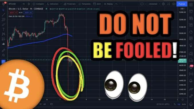 DO NOT BE FOOLED - BITCOIN CRASHING DUE TO MANIPULATION (MUST WATCH ASAP)