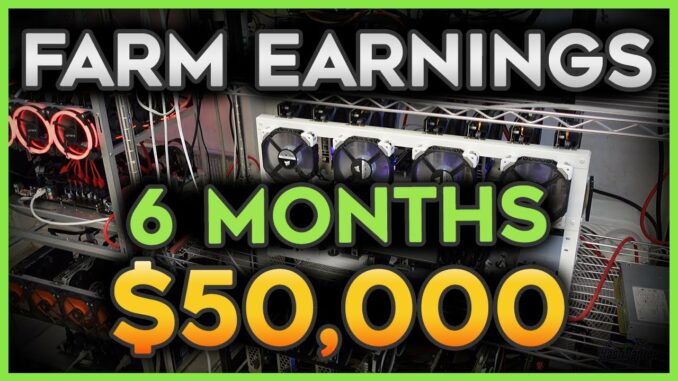 The GPU Crypto Mining Farm has made $50,000 in 6 months!!! | Sept 2021 Review