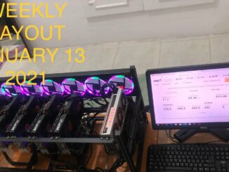 Crypto mining profit | weekly payout January 13 2021 | cleaning tips para sa mining rigs