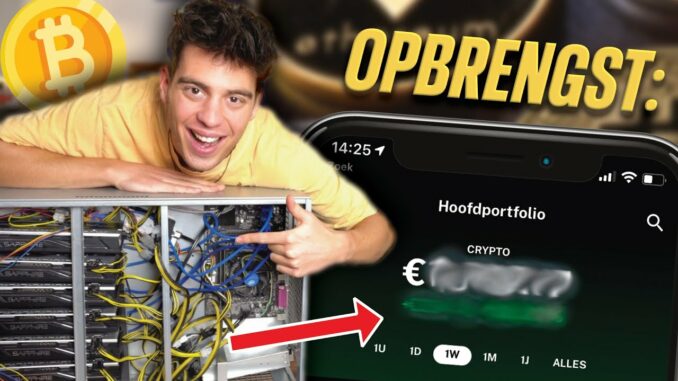 Ik gebruikte een crypto miner van €3000 (en verdiende €___)