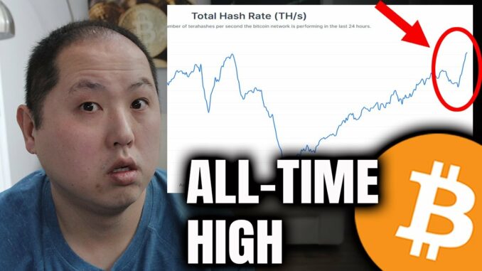 BITCOIN'S HASH RATE IS AT AN ALL-TIME HIGH...WHAT DOES THIS MEAN?