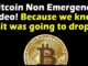 Bitcoin Non Emergency Video! Because we knew BTC was going to drop