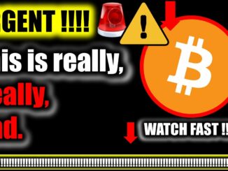 ⚠️ THIS IS REALLY BAD FOR BITCOIN & CRYPTO!!!!!!!?⚠️BTC Price Analysis TA/ Cryptocurrency News Today
