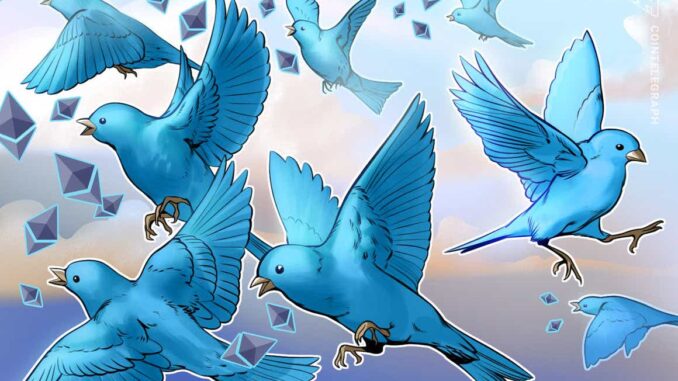 Twitter enables users to give and receive Ethereum tips natively Twitter enables users to give and receive Ethereum tips natively