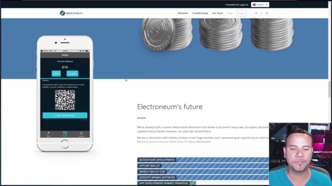 Electroneum Review & Deposit in ICO, CryptoCurrency Mining on Mobile  Passive Profits