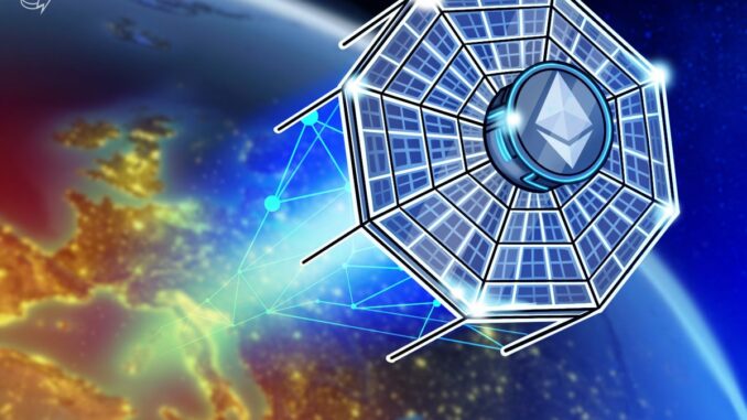 Satellite orbiting Earth participates in the Ethereum KZG ceremony Satellite orbiting Earth participates in the Ethereum KZG ceremony