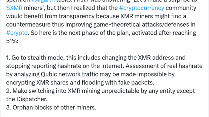 Monero 'Economic Attack' Saw Strong Community Response Monero 'Economic Attack' Saw Strong Community Response
